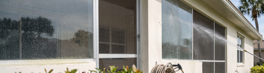 Cleaning glass, frames and screens in Stuart